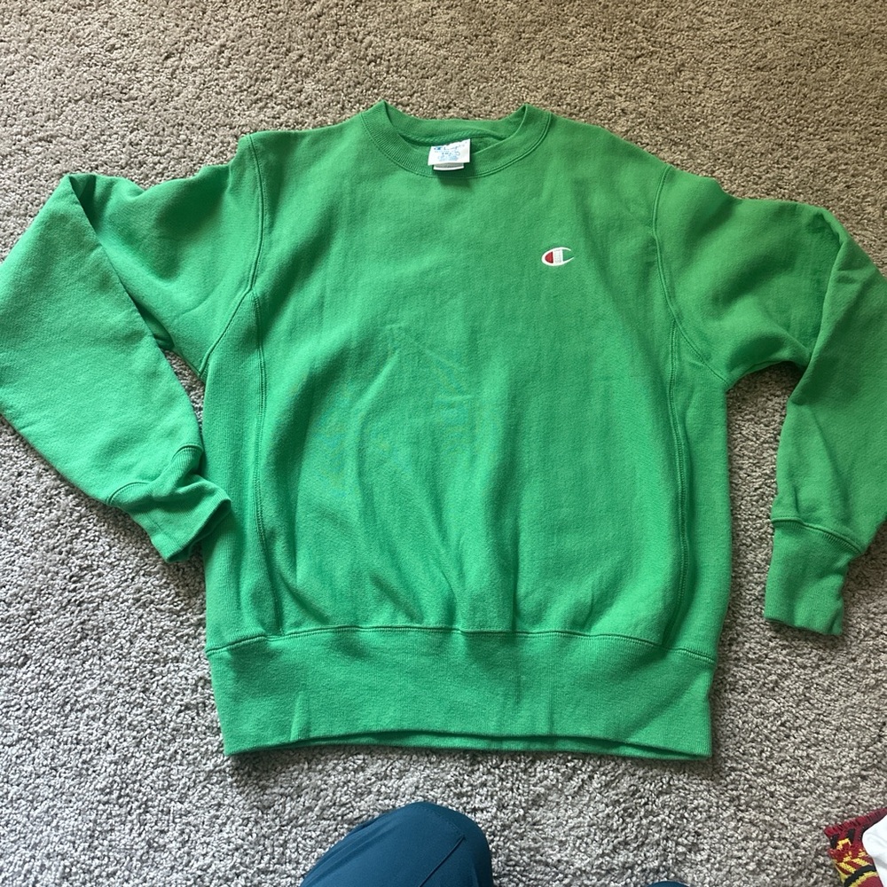 Champion Green Men's crew neck